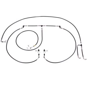 Chase Bays CB-CC-OEMC/HB Chevrolet Corvette C5/C6 Inline/Pass-Thru OE MC & Brake Lines Hydro Handbrake Line Kit