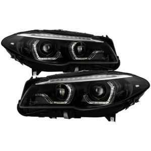 SPYDER 5088208 AFS Version Projector Headlights - Sequential LED Turn Signal - Black