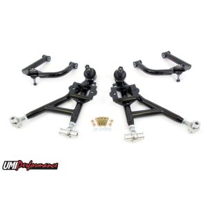 UMI Performance 230011-B 93-02 GM F-Body Front A-Arm Kit Adjustable Lower Budget Drag