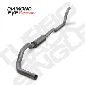 Diamond Eye Performance K4209A Diamond Eye KIT 4in TB SGL AL: 2-WHEEL DRIVE ONLY 89-93 DODGE CUMMINS 5.9L