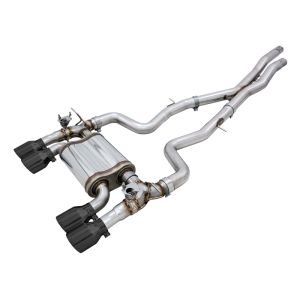 AWE Tuning 3025-43074 BMW F8X M3/M4 SwitchPath Catback Exhaust - Diamond Black Tips
