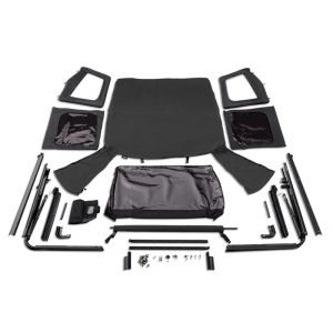 Rugged Ridge 13781.15 Complete Soft Top w/Black Frame 76-95 Jeep Wrangler CJ/YJ