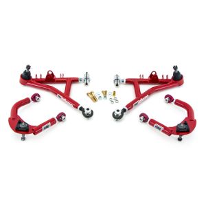 UMI Performance 231716-R 93-02 GM F-Body Front A-arm Kit Adjustable CrMo Drag Race