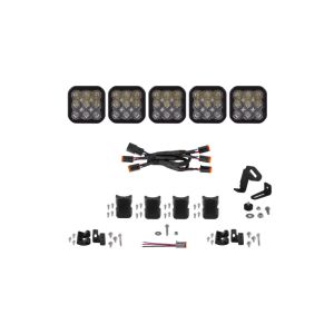 Diode Dynamics DD7254 SS5 Pro Universal CrossLink 5-Pod Lightbar - White Driving