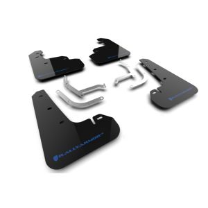 Rally Armor MF105-UR-BLK-NB Black Mud Flap/Light Blue Logo