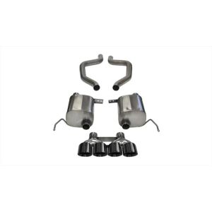 CORSA Performance 14768BLK Corsa 17-19 Chevy Corvette Z06 2.75in Axle Back Exhaust Black Dual Rear Exit Quad 4.5in Tip (Sport)
