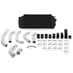 Mishimoto MMINT-F35T-15KPBK 15-16 Ford F-150 EcoBoost 3.5L Black Performance Intercooler Kit w/ Polished Pipes