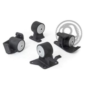 Innovative 90-99 Toyota MR2 5S/3S Black Steel Mounts 85A Bushings