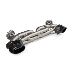 Akrapovic 20-21 Porsche 911 Turbo/Turbo S (992) Tail Pipe Set (Titanium) - Black