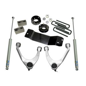 Superlift 3600B 14-18 Chevy Silv 1500 4WD 3.5in Lift Kit w/Alum/Steel Control Arms & Bilstein Rear Shocks