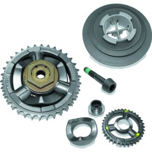 TwinPower 496035 Twin Power 07-17 FLH FLT FXST FLST Compensator Sprocket Kit S.E. Style Requires 09 Up Style Rotor
