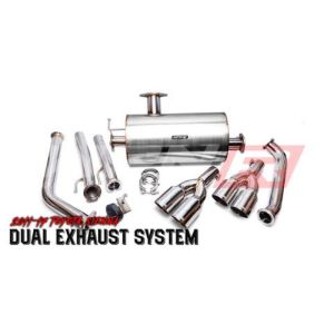 Weapon R 11-17 Toyota Sienna 3.5L Axle Back Exhaust w/Slant Cut Tips