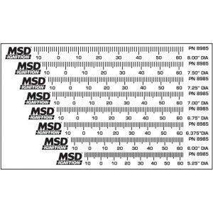 MSD IGNITION MSD8985 Timing Tape Kit - Universal (8)