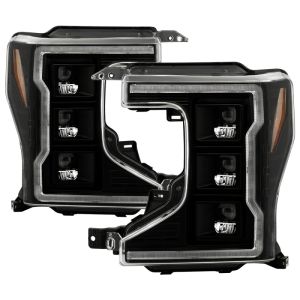 SPYDER 5088635 High-Power LED Module ( Low Beam ) Equipped Headlights - Black