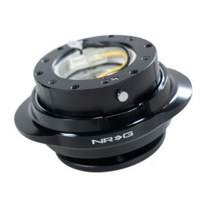NRG Quick Release Gen 2.2 - Black Body / Shiny Black Oval Ring