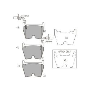 Dash 4 Brakes MD1029 Dash4 Premium Semi-Metallic Pads
