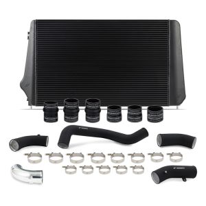 Mishimoto MMINT-DMAX-17KBKBK 17-19 GM L5P Duramax Intercooler Kit - Black w/ WBK Pipes