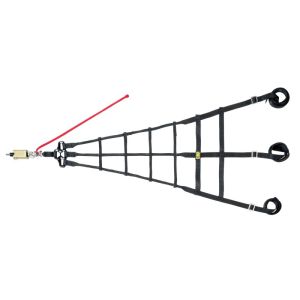OMP RACING, INC. OMPNA0-1877 Racing Cage Net 3 Point Black