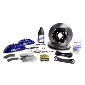 EBC BBK016BLU-1 Racing 05-10 Ford Mustang GT Blue Apollo-4 Calipers 355mm Rotors Front Big Brake Kit
