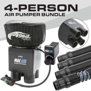 Rugged Radios MAC-4P-KIT MAC Air 4-Person Helmet Air Pumper (Bundle)