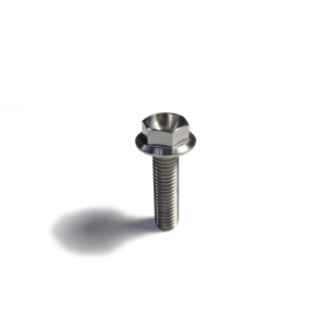 Ticon 126-00413-0125 Industries Titanium Bolt Flanged M6x25x1TP 10mm 6pt Head