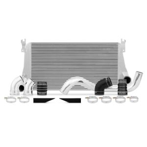 Mishimoto MMINT-DMAX-06KSL 06-10 Chevy 6.6L Duramax Intercooler Kit w/ Pipes (Silver)