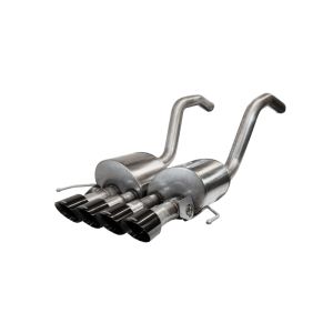 CORSA Performance 14777BLK Corsa 2015-2019 Chevrolet Corvette C7 Z06 6.2L 2.75in Xtreme Axle-Back w/ Dual NPP & Quad Black Tips