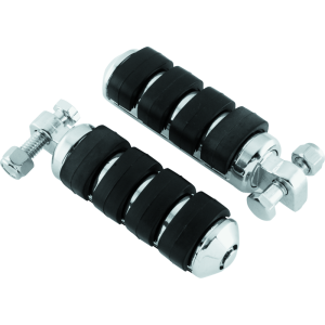 Kuryakyn 8000 ISO Peg Small With Male Adapter Chrome (Pair)