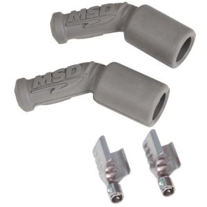 MSD IGNITION MSD3304 45 Degree Plug Boots & Terminals - LS1 2-Pack