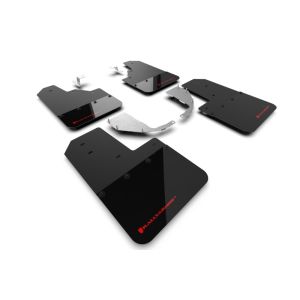 Rally Armor MF85-NO-ST-RD Black Mud Flap/Red Logo