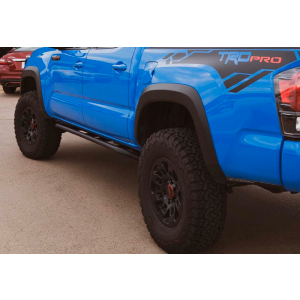 Cali Raised LED CR2576 Cali Raised 05-23 Toyota Tacoma Trail Edition Rock Sliders - Double Cab Short Bed / Kick Out / Raw