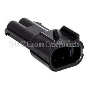NAMZ NDP-38062 Delphi-Packard Weatherpack 2-Position Male Wire Connector w/Seals