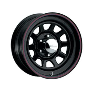 Pacer 5258060 15X8 6X5.50 (-19) PAC 342B Black Daytona (HB 107.95)