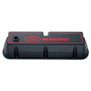 Ford Racing 302-003 Ford Racing Logo Die-Cast Valve Covers Black