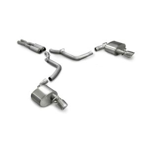 Corsa 05-10 Dodge Charger No Towing Hitch SRT-8 6.1L V8 Polished Xtreme Cat-Back Exhaust
