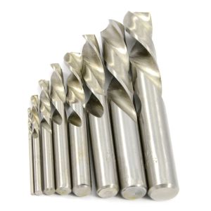 Forney 20511 Drill Assortment, Industrial Pro Left Hand HSS Screw Machine Length Stubby, 8-Piece