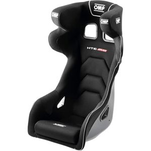 OMP RACING, INC. OMPHA0-0818-A01-071 HTE Evo Seat Fiberglass Black FIA 8855-1999