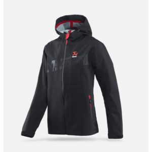 Akrapovic Womens Corpo Rain Jacket Black - L