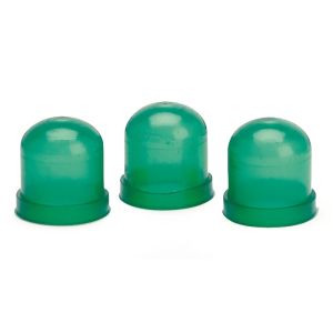 AutoMeter 3215 LIGHT BULB BOOTS, GREEN, QTY. 3