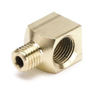 AutoMeter 3272 FITTING, ADAPTER, 90?, 1/8" NPTF FEMALE TO 1/8" COMPRESSION MALE, BRASS