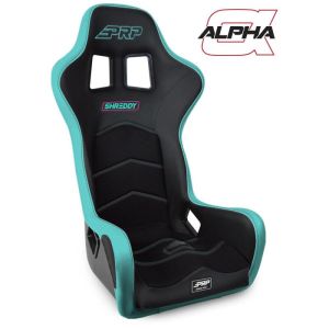 PRP Seats SHRDYA3901-01 PRP Shreddy Alpha Composite Seat- Black/Teal