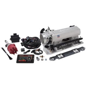 Edelbrock 35790 Pro Flo 4 XT EFI System Seq Port SBC 1986 & Earlier 550 Max HP 29lb/hr Satin Finish