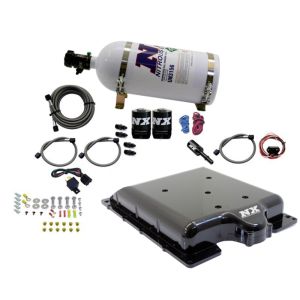 Nitrous Express 20972-10 Dodge Hellcat/Demon Supercharger Lid Nitrous Kit (100-400HP) w/10lb Bottle