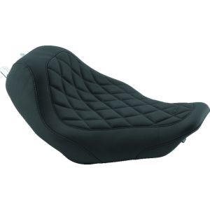 Mustang Motorcycle 79391 Mustang 04-21 Honda VT750 Aero Wide Touring 2PC Seat w/Driver Backrest - Black