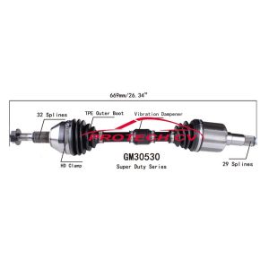 PROTECH AXLES GM30530 CV Axle Assembly