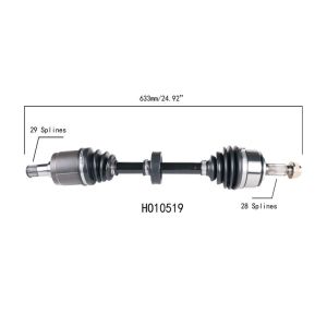 PROTECH AXLES HO10519 CV Axle Assembly