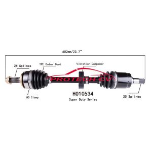 PROTECH AXLES HO10534 CV Axle Assembly