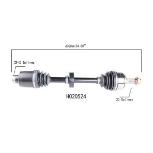 PROTECH AXLES HO20524 CV Axle Assembly