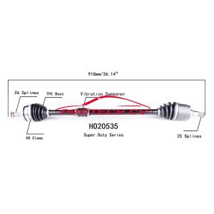 PROTECH AXLES HO20535 CV Axle Assembly