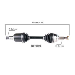 PROTECH AXLES NI10503 CV Axle Assembly